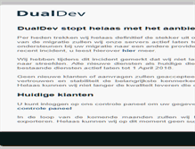 Tablet Screenshot of dualdev.com
